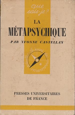 Seller image for La mtapsychique. for sale by Librairie Et Ctera (et caetera) - Sophie Rosire