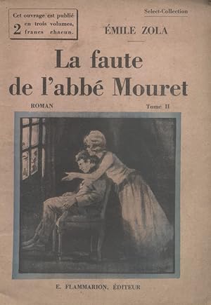 Image du vendeur pour La faute de l'abb Mouret. tome 2 seul. mis en vente par Librairie Et Ctera (et caetera) - Sophie Rosire