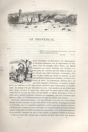 Les Français peints par eux-mêmes. Le Provençal. Vers 1840.