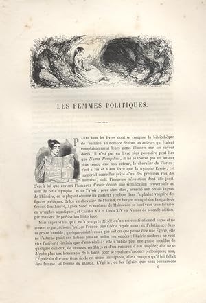 Imagen del vendedor de Les Franais peints par eux-mmes. Les femmes politiques. Vers 1840. a la venta por Librairie Et Ctera (et caetera) - Sophie Rosire