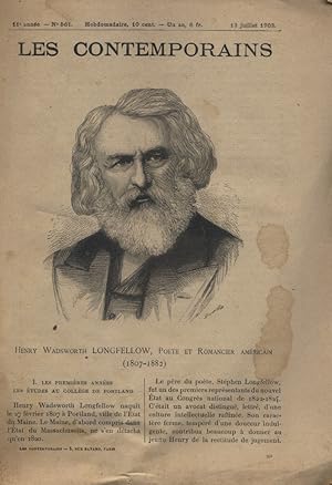 Les contemporains N° 561 : Henry Wadsworth Longfellow, poète et romancier américain. (1807-1882)....