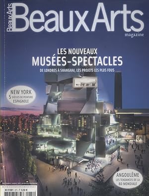 Bild des Verkufers fr Beaux Arts Magazine N 271. Les nouveaux muses-spectacles - Peinture espagnole - BD Angoulme Janvier 2007. zum Verkauf von Librairie Et Ctera (et caetera) - Sophie Rosire