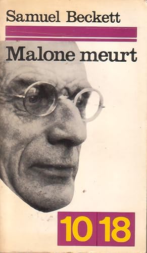 Imagen del vendedor de Malone meurt. a la venta por Librairie Et Ctera (et caetera) - Sophie Rosire