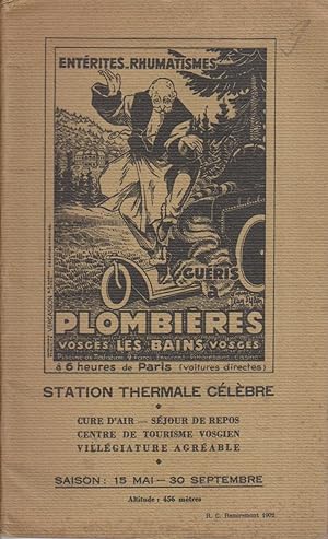 Plombières thermal, historique et touristique. Brochure touristique. Vers 1935.