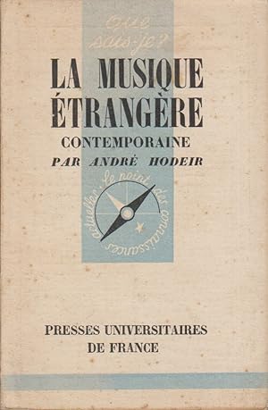 Image du vendeur pour La musique trangre contemporaine. mis en vente par Librairie Et Ctera (et caetera) - Sophie Rosire