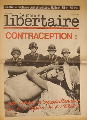 Le Monde libertaire N° 446. Organe de la Fédération anarchiste. Hebdomadaire. Nos corps n'apparti...