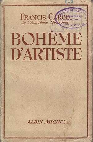 Image du vendeur pour Bohme d'artiste. Vers 1940. mis en vente par Librairie Et Ctera (et caetera) - Sophie Rosire
