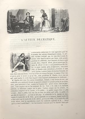 Imagen del vendedor de Les Franais peints par eux-mmes. L'auteur dramatique. Vers 1840. a la venta por Librairie Et Ctera (et caetera) - Sophie Rosire