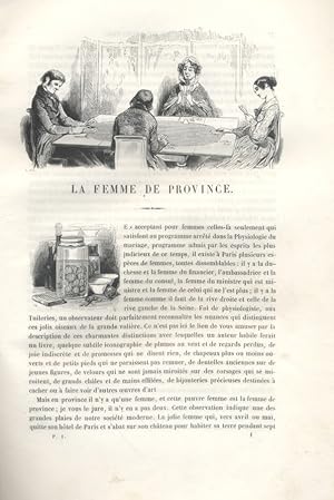 Imagen del vendedor de Les Franais peints par eux-mmes. La femme de province. Vers 1840. a la venta por Librairie Et Ctera (et caetera) - Sophie Rosire