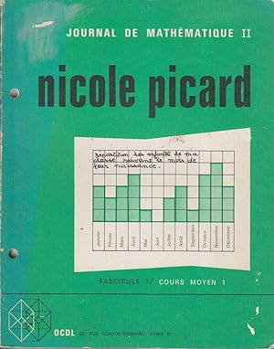 Seller image for Journal de mathmatique II. Fascicule 1 : Cours moyen 1. for sale by Librairie Et Ctera (et caetera) - Sophie Rosire