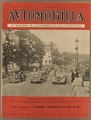 Automobilia N° 517. Le magazine de l'automobile et des transports. Mensuel. Concours internationa...