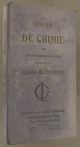 Imagen del vendedor de Cours de chimie. Classe de premire. Mtallodes et mtaux. a la venta por Librairie Et Ctera (et caetera) - Sophie Rosire