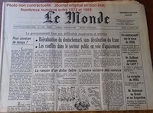 LE MONDE. Quotidien N° 13498, du 22 juin 1988. Cahier spécial : L'entreprise dans ses meubles. 22...