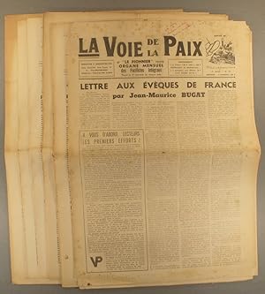 La voix de la paix et le Pionnier réunis. Le journal des pacifistes intégraux. Année 1967 incompl...