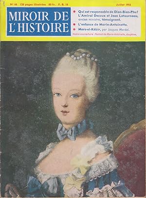 Seller image for Miroir de l'histoire N 66. Juillet 1955. for sale by Librairie Et Ctera (et caetera) - Sophie Rosire