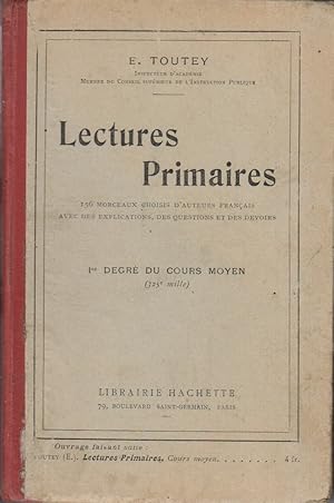 Seller image for Lectures primaires. Premier degr du cours moyen. for sale by Librairie Et Ctera (et caetera) - Sophie Rosire