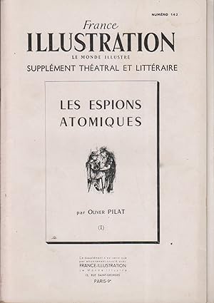 France illustration, supplément théâtral et littéraire N° 142 et 143 : Les espions atomiques.