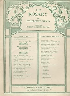 Imagen del vendedor de The rosary. Vers 1950. a la venta por Librairie Et Ctera (et caetera) - Sophie Rosire