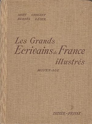 Seller image for Les grands crivains de France illustrs. Moyen-ge. Morceaux choisis et analyses. Classes de lettres. for sale by Librairie Et Ctera (et caetera) - Sophie Rosire