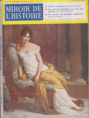 Seller image for Miroir de l'histoire N 70. Novembre 1955. for sale by Librairie Et Ctera (et caetera) - Sophie Rosire