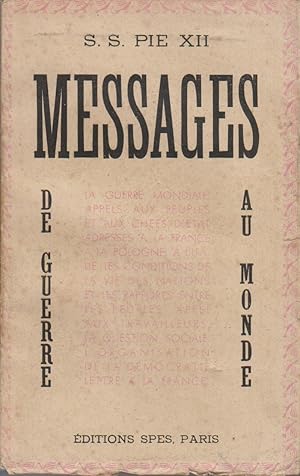 Seller image for Messages de guerre au monde. for sale by Librairie Et Ctera (et caetera) - Sophie Rosire