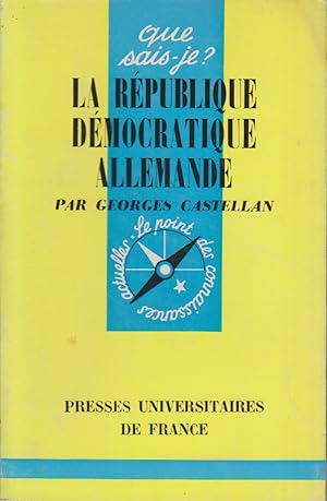 Image du vendeur pour La Rpublique dmocratique allemande. mis en vente par Librairie Et Ctera (et caetera) - Sophie Rosire