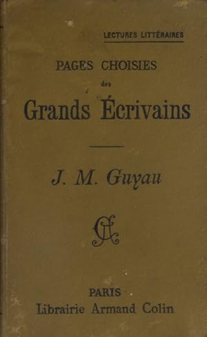 Seller image for Pages choisies des grands crivains. Diderot. for sale by Librairie Et Ctera (et caetera) - Sophie Rosire