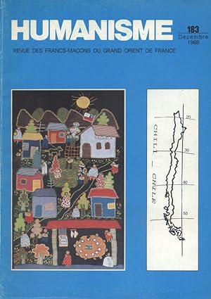Humanisme N° 183. Revue des francs-maçons du Grand Orient de France. Décembre 1988.