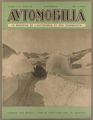 Automobilia N° 524. Le magazine de l'automobile et des transports. Mensuel. Février 1950.