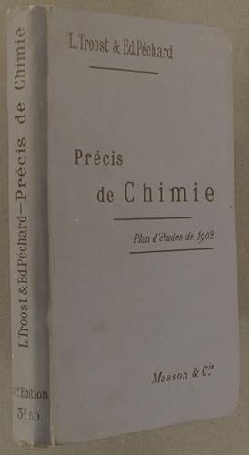 Seller image for Prcis de chimie. Plan d'tudes de 1902. for sale by Librairie Et Ctera (et caetera) - Sophie Rosire