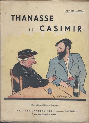 Thanasse et Casimir. Vers 1940.