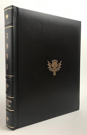 1998 Britannica Book of the Year, Brown Padded Leather