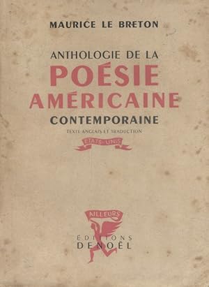 Immagine del venditore per Anthologie de la posie amricaine contemporaine. venduto da Librairie Et Ctera (et caetera) - Sophie Rosire