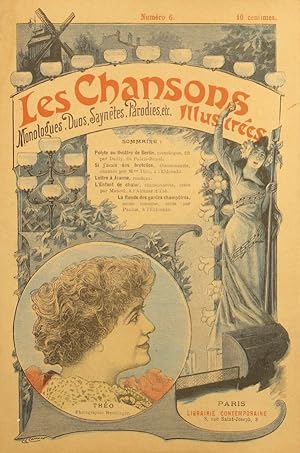 Les chansons illustrées. N° 6. Monologues, duos - Saynètes, parodies, etc. Vers 1900.