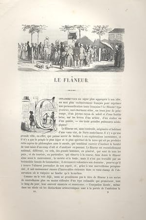Les Français peints par eux-mêmes. Le flâneur. Livraison N° 119, avec sa couverture d'origine, co...