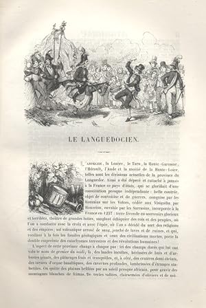 Les Français peints par eux-mêmes. Le Languedocien. Vers 1840.