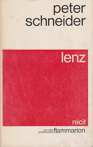 Lenz. Récit.