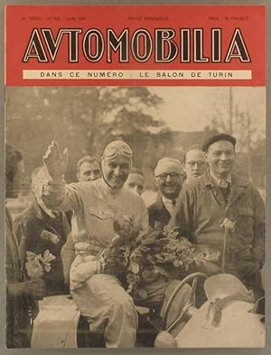 Automobilia N° 528. Mensuel. Dans ce numéro : Le salon de Turin. Juin 1950.