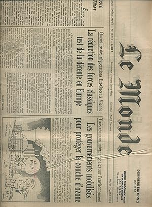 Le Monde. Quotidien N° 13719, du 7 mars 1989. 7 mars 1989.