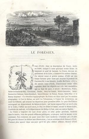 Les Français peints par eux-mêmes. Le Forésien. Vers 1840.