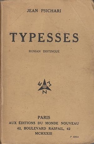 Bild des Verkufers fr Typesses. zum Verkauf von Librairie Et Ctera (et caetera) - Sophie Rosire