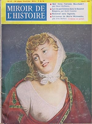 Seller image for Miroir de l'histoire N 63. Avril 1955. for sale by Librairie Et Ctera (et caetera) - Sophie Rosire