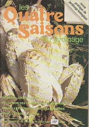 Les quatre saisons du jardinage. Bimestriel. N° 6. Janvier-février 1981.
