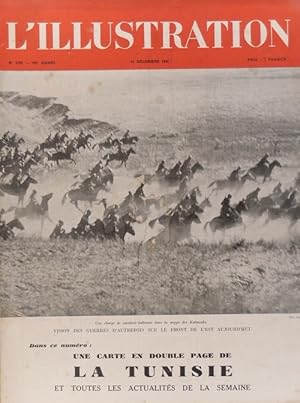 L'Illustration N° 5205. La guerre - Carte double-page de la Tunisie - Le centenaire de la comédie...