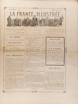 La France illustrée N° 281. Gravures intérieures : Expédition arctique - Concours hippique - Visi...