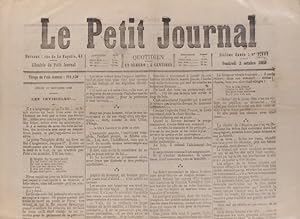 Le Petit journal. Numéro 2101. Article de Thimotée Trimm. 2 octobre 1868.