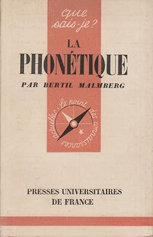 Image du vendeur pour La phontique. mis en vente par Librairie Et Ctera (et caetera) - Sophie Rosire