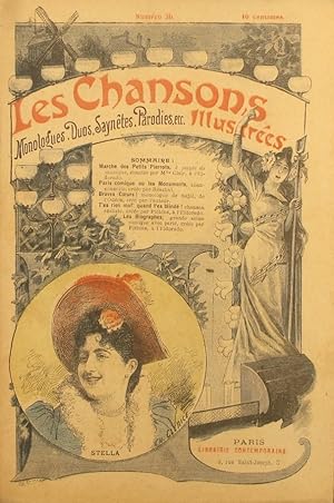 Image du vendeur pour Les chansons illustres. N 20. Monologues, duos - Sayntes, parodies, etc. Vers 1900. mis en vente par Librairie Et Ctera (et caetera) - Sophie Rosire