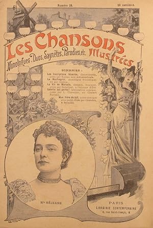 Image du vendeur pour Les chansons illustres. N 26. Monologues, duos - Sayntes, parodies, etc. Vers 1900. mis en vente par Librairie Et Ctera (et caetera) - Sophie Rosire