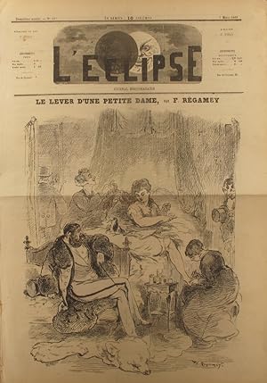 L'éclipse N° 59b : Le lever d'une petite dame, couverture illustrée par Régamey, remplaçant celle...